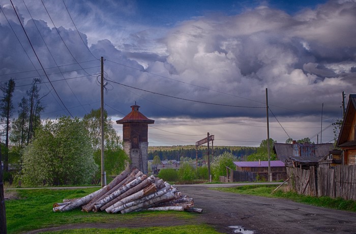 Village - My, The photo, Nature, Village, Animals, HDR, Longpost