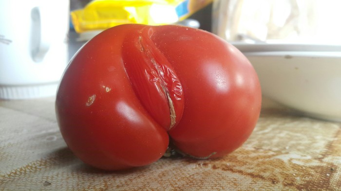 It's just a tomato! - My, Tomatoes, Associations, Humor, Form, Similarity