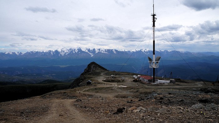 View of the North-Chuysky Range from the Aktash repeater - My, Aktash repeater, Aktash, Mountain Altai, Severo-Chui Range, Altai, Sony NEX, Altai Republic