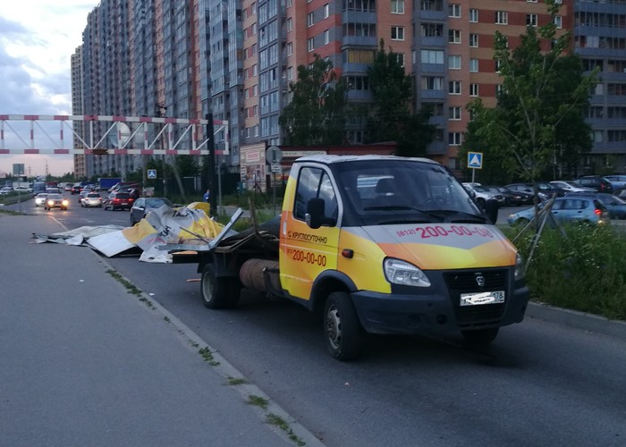 Питер- город не очень умных газелек - Моё, Санкт-Петербург, Кудрово, Газель, ДТП