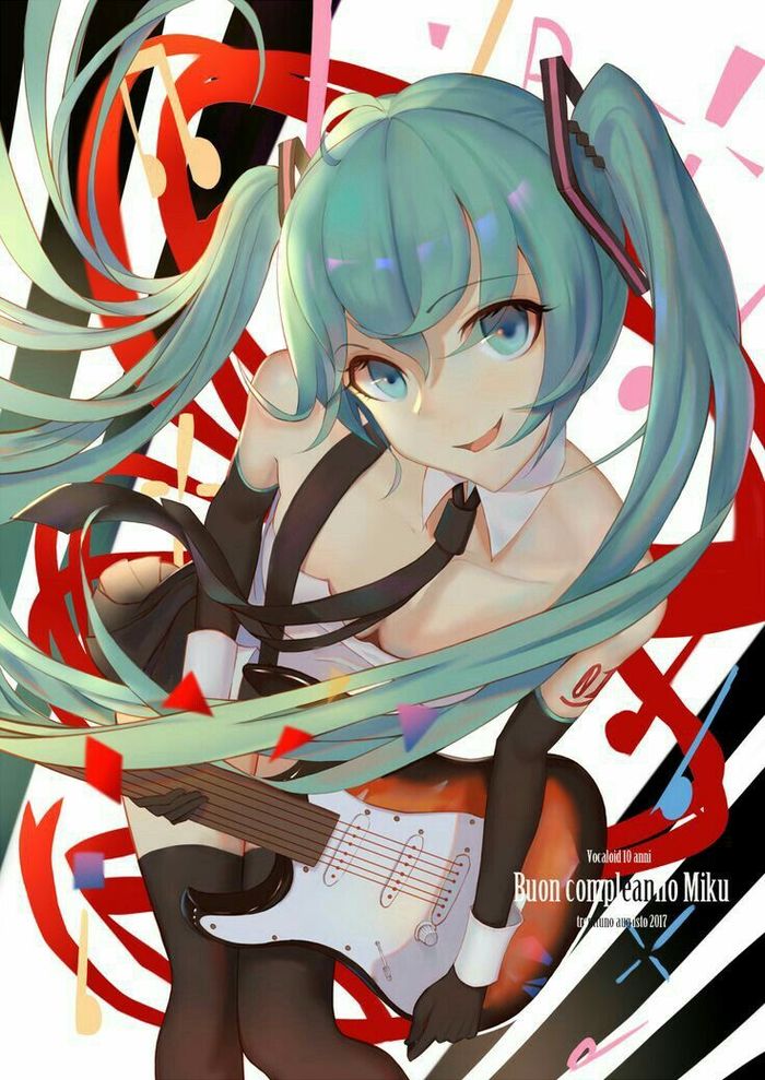 Anime Art by kamikakushi no ocarino - Anime art, Anime, Hatsune Miku, Vocaloid, 