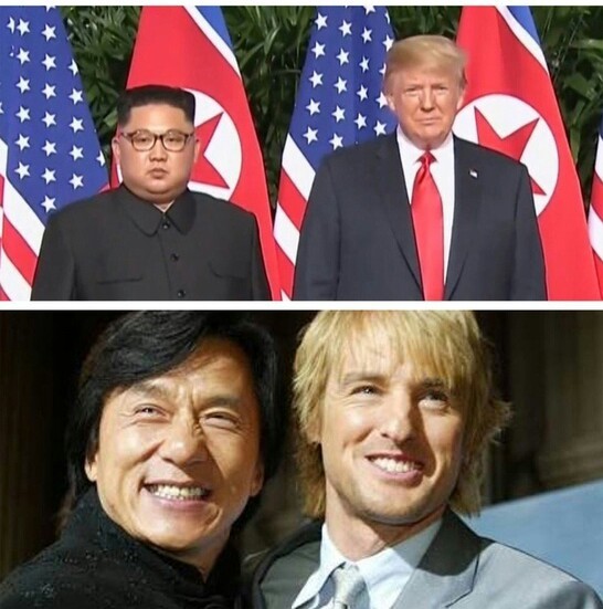How fast time flies - Jackie Chan, Donald Trump, Kim Chen In, Owen Wilson, Humor