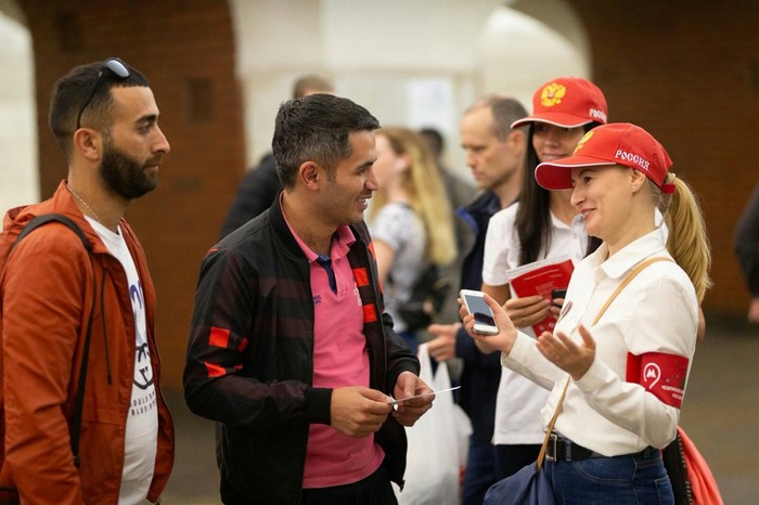 About volunteers in the metro in the 2018 World Cup - World Cup 2018, Football, Volunteering, Moscow, 2018 FIFA World Cup, Metro