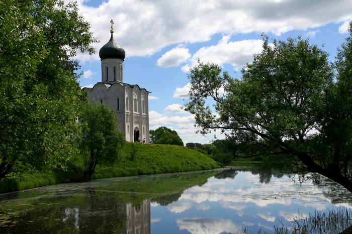 Church of the Intercession on the Nerl - My, Architecture, Story, Canon 50D