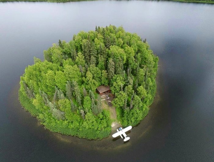 Island - House, Island, Airplane