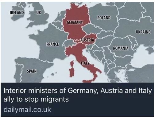 Finally started - Germany, Austria, Italy, Migrants