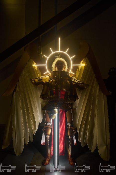 Cosplay Saint Celestine from Warhammer 40,000 - My, Cosplay, Starcon, Warhammer 40k, Warhammer, Saint Celestine, GIF, Longpost