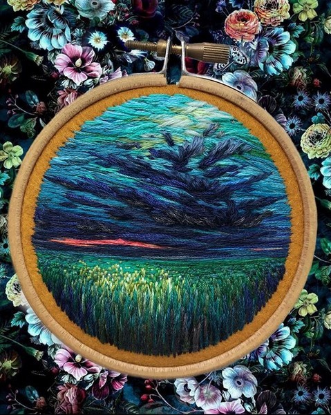 Embroidery by Vera Shimuniya. - Embroidery, Creation, Needlework without process, , , Longpost