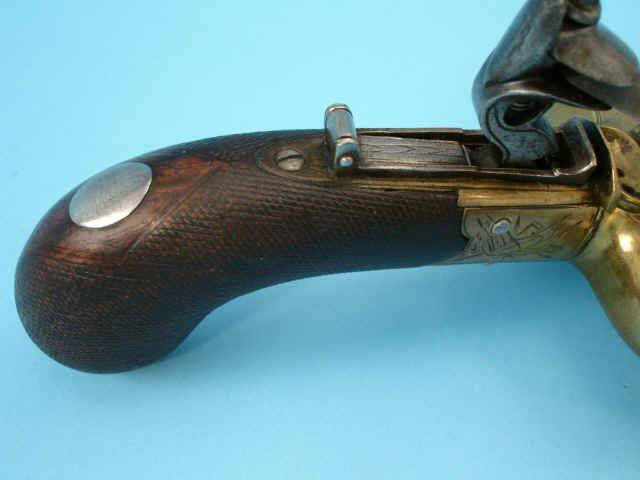 Flintlock salvo pistol Duck Foot duck foot - Weapon, Firearms, Pistols, Duck's foot, 18 century, Text, Longpost