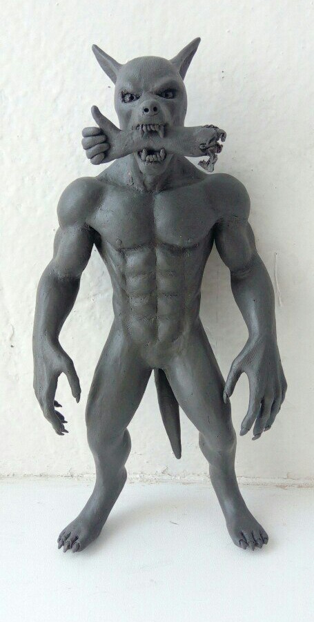 Werewolf - My, Plasticine, Werewolves, Longpost