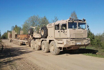 МЗКТ-741354. Военный автопоезд от volat - Мзкт, Автопоезд, Тягач, Длиннопост