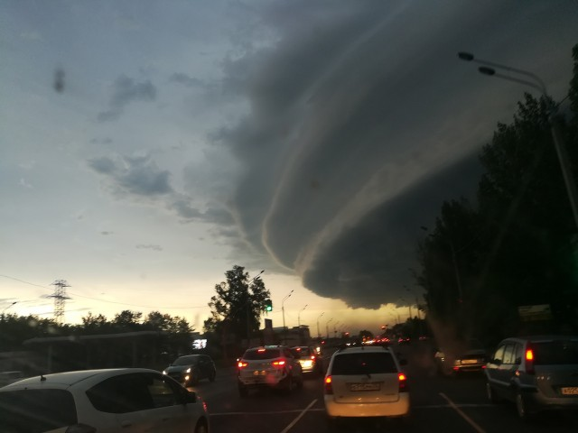 A hurricane swept through Barnaul - Barnaul, Hurricane, Video, Longpost