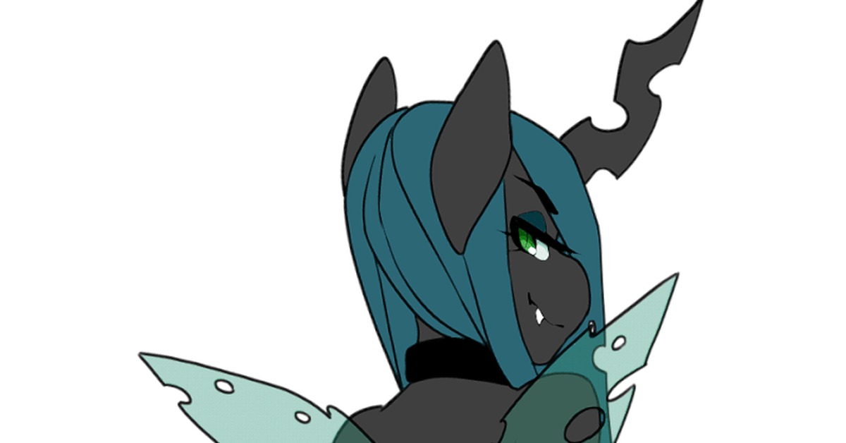 Queen - NSFW, Tolsticot, My Little Pony, Queen Chrysalis, Гифка, Антро