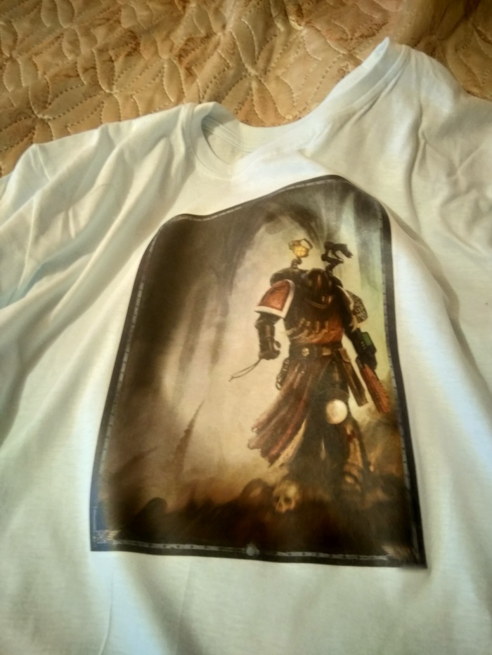 Finally made a t-shirt. - My, Warhammer 40k, Warhammer, T-shirt, Longpost