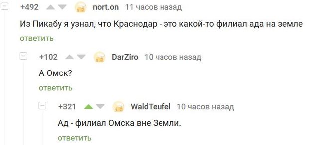 Omsk again - Comments on Peekaboo, Screenshot, Omsk