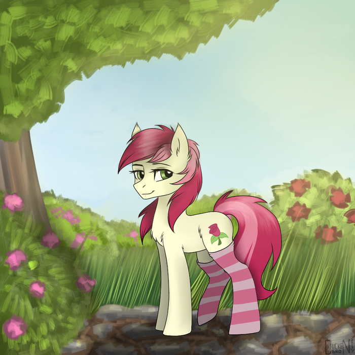 "      ?" My Little Pony, Roseluck, Chickenbrony, MLP 