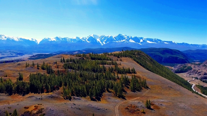 Beautiful view of the Kurai steppe in Altai - My, Altai, Mountain Altai, Kurai steppe, Video, Altai Republic