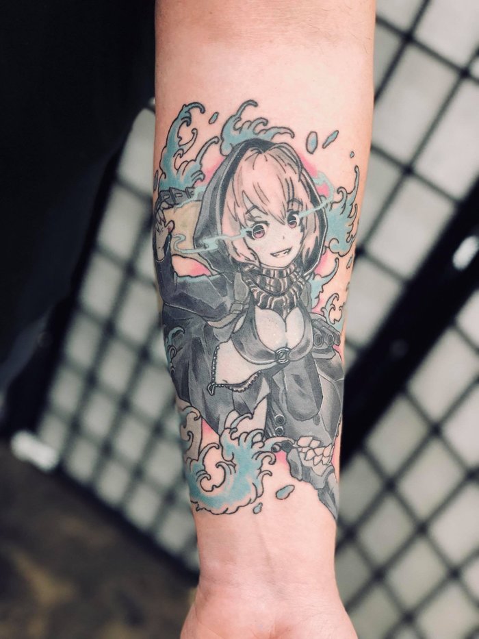 Reee - Kantai collection, Re-Class Battleship, Tattoo, Anime