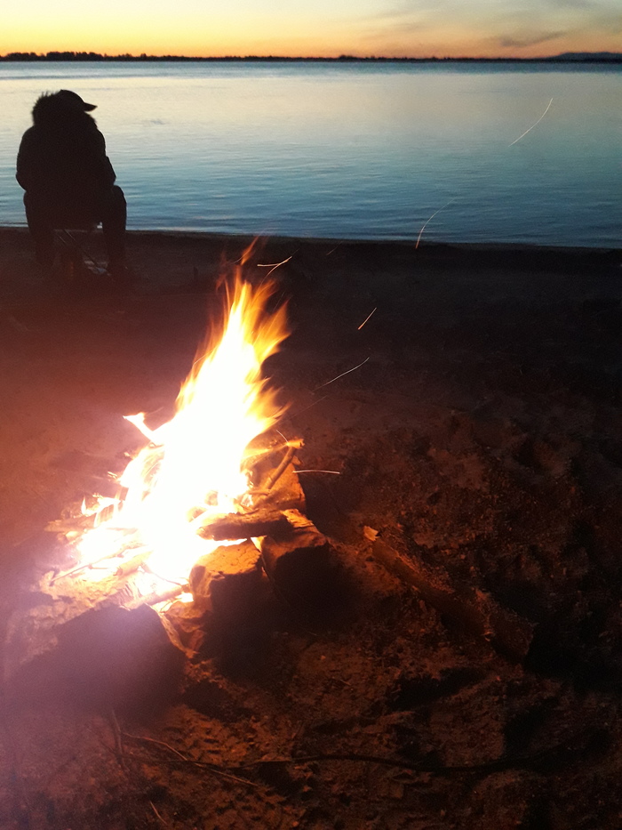 Without many words - My, My, Fishing, Sunset, River, Without processing