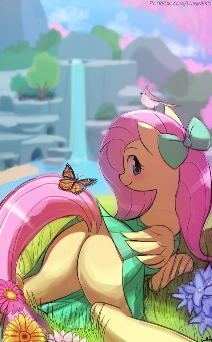 Flutter’s Paradise - My little pony, Fluttershy, MLP Edge, Lumineko