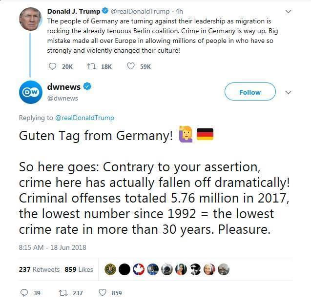 Was Trump right? - My, Crime, Germany, Police, Statistics, Donald Trump, , Angela Merkel, Longpost