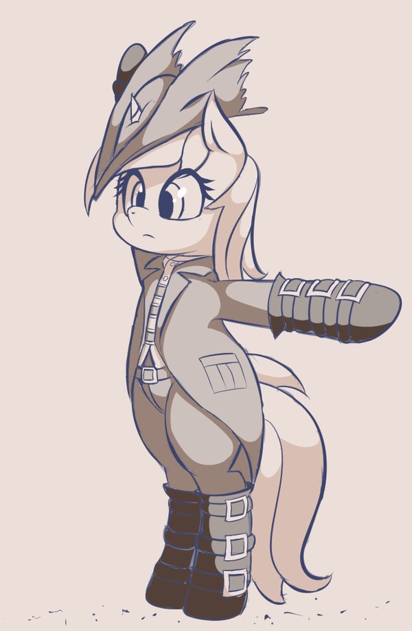 Лира-охотник на чудовищ My Little Pony, Lyra Heartstrings, Bloodborne, Crossover, Гифка