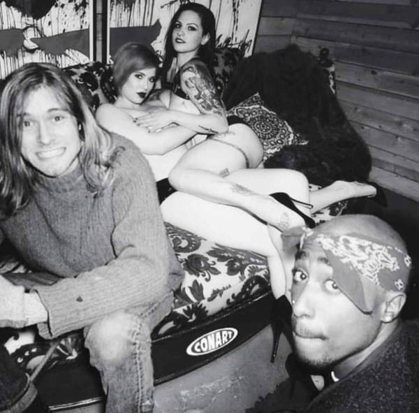 Party - NSFW, Kurt Cobain, Tupac shakur, Girls