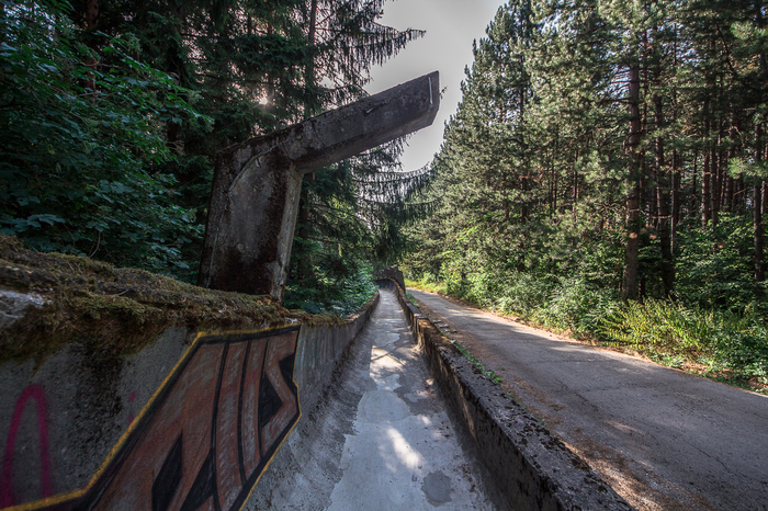 Abandoned Olympic luge and bobsleigh track - My, Sarajevo, Olympiad, Urbanphoto, Zabugornyurban, Longpost