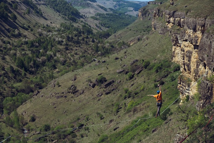 2nd Russian Highline Fest - My, Extreme, Highline, Height, Longpost