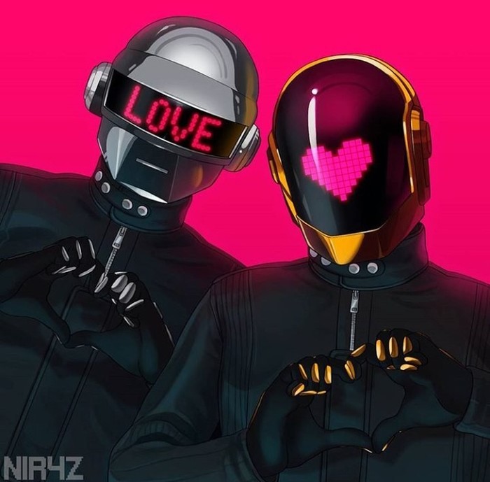 Daft punk - Арт, Art Time, Daft punk