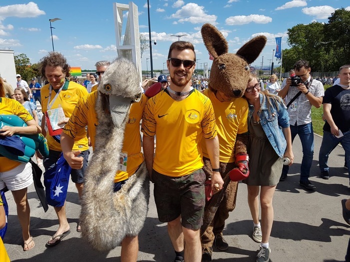 Quest GOOD TIME FOR THE MATCH or Adventures of an Australian in Russia - My, 2018 FIFA World Cup, World championship, Football, Иностранцы, Болельщики, Travels, Fans, Adventures, Longpost
