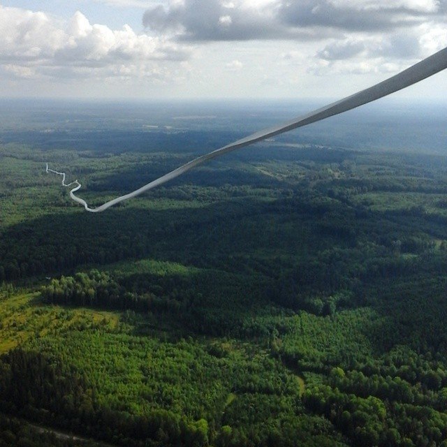 An unwound roll of toilet paper 52 meters high at a height of 350 meters. - My, Galich, Communication Tower, Toilet paper, A330, Kostroma region