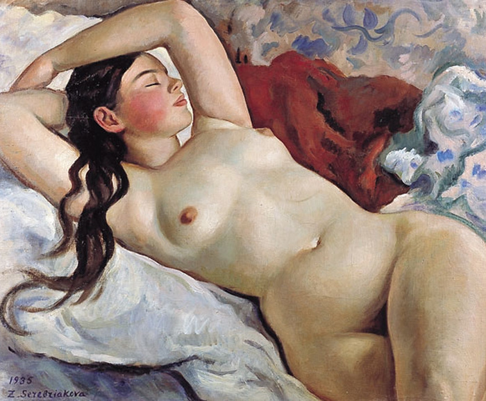Nude in painting: Zinaida Serebryakova, part 2 - NSFW, A selection, Painting, Girls, beauty, Art, Zinaida Serebryakova, Longpost