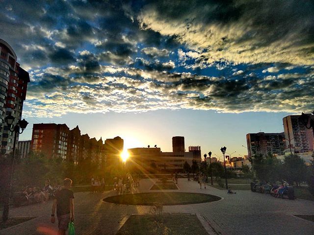 Evenings in Novokuznetsk this summer - Novokuznetsk, Evening, Summer, Beautiful, HDR