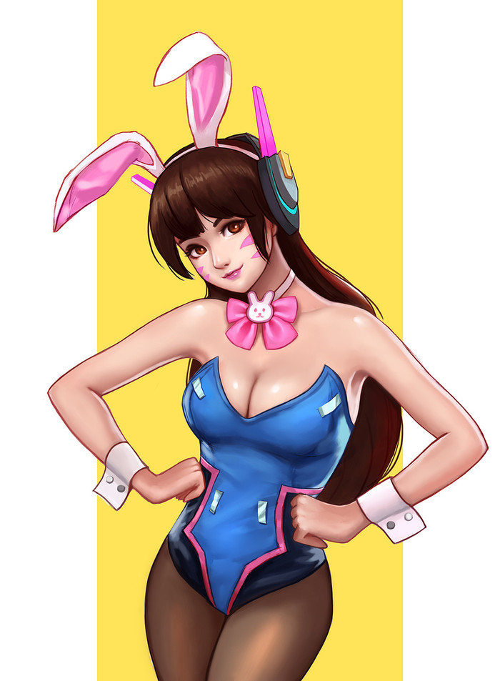 Bunny D.va by little zepig