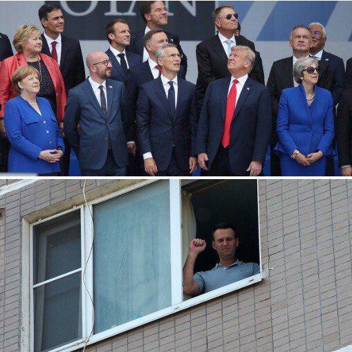 The best photoshops from the NATO summit - Donald Trump, Photoshop master, Longpost, NATO, Лентач