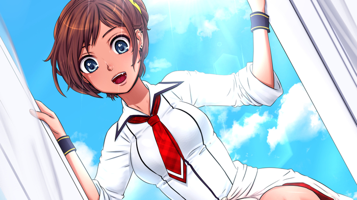 Stasia - My, Little green girl, , Orikanekoi, Visual novel, Anime art, Stasia (LGG)