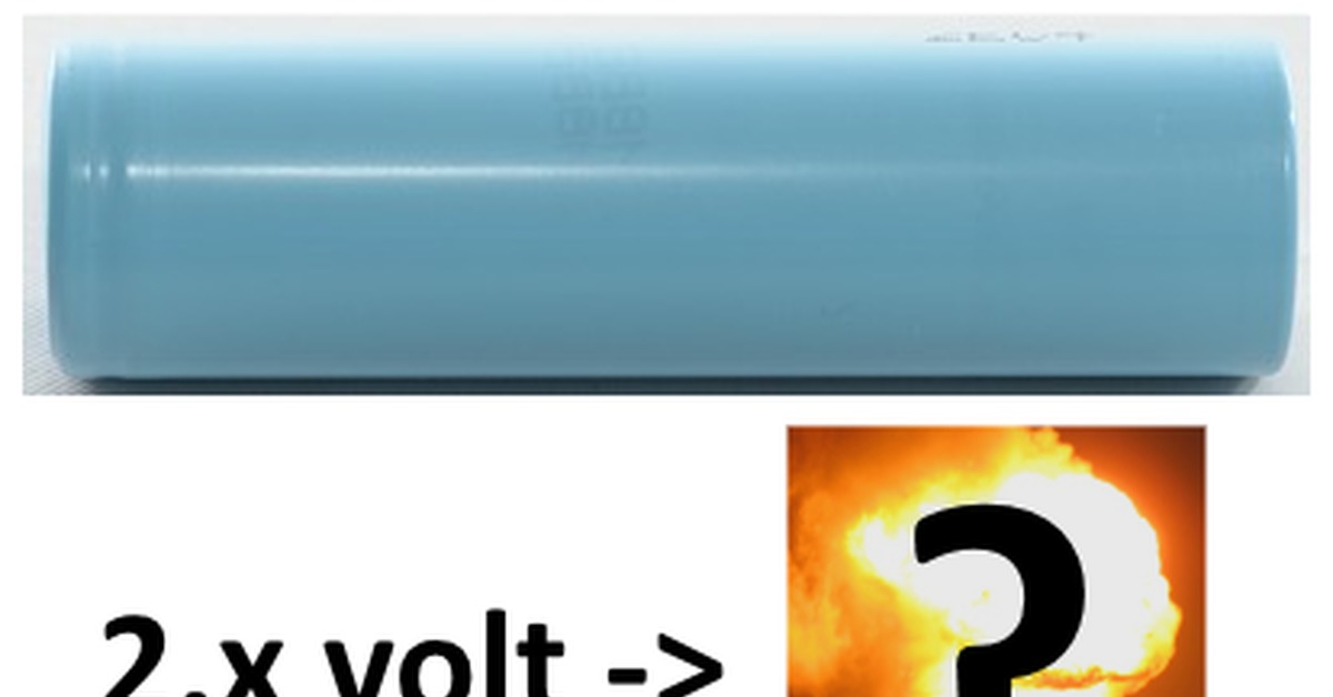 Минимальное напряжение для Li-Ion аккумулятора на примере "18650" | Пикабу