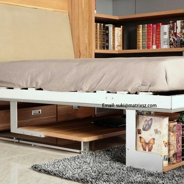 Folding bed in a small apartment - Pinterest, Interior, Furniture, , Longpost