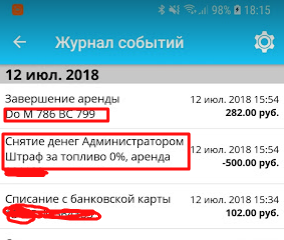 Мошенничество car5 или ловушка пустого бака - Моё, Car5, Каршеринг, Мошенничество, Обман, Длиннопост