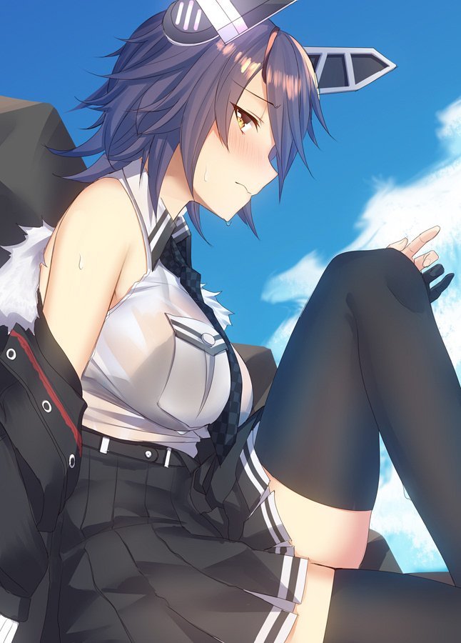 Tenryuu - Аниме, Anime Art, Kantai Collection, Tenryuu