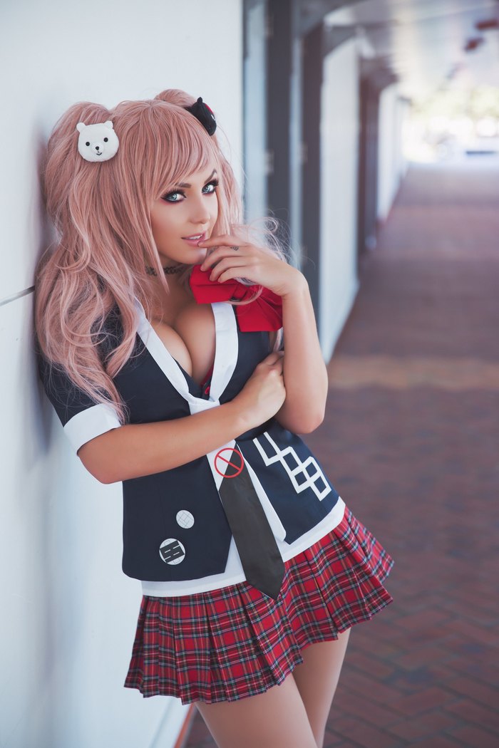 Junko Enoshima by Jessica Nigri Косплей, девушки, аниме, enoshima junko, danganronpa, Jessica Nigri, длиннопост