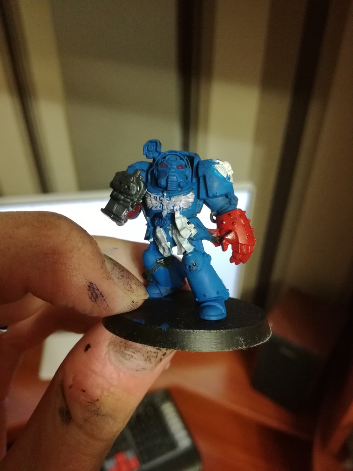 The first coating is just class! (long post) - My, Warhammer 40k, Hobby, First time, Wh miniatures, Longpost