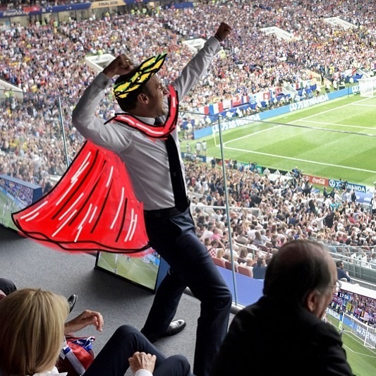 Macron and memes - Emmanuel Macron, Longpost, Memes, Images, France, Soccer World Cup