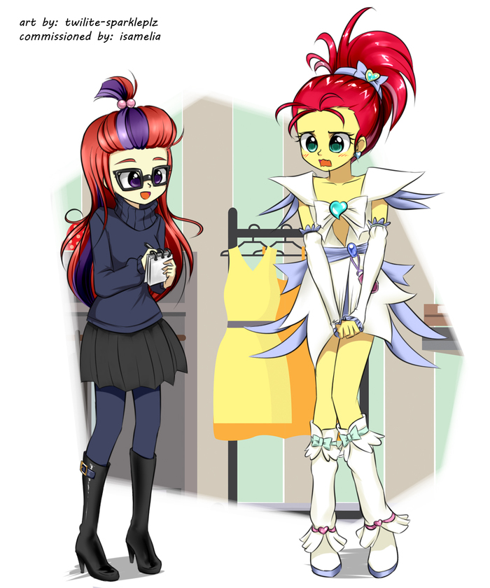 Moondancer - Golden Sheen - My little pony, Equestria girls, Moondancer, , Original character, , Twilite-Sparkleplz, Precure