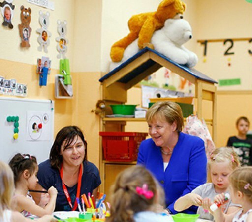 Oh those bears - Germany, The photo, Angela Merkel