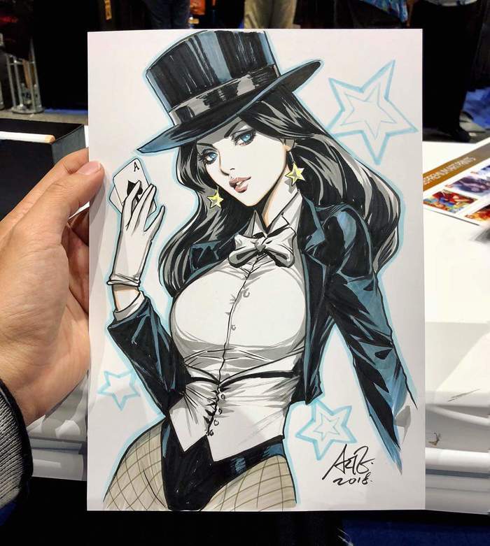 Zatanna - Zatanna Zatara, Dc comics, Artgerm, 