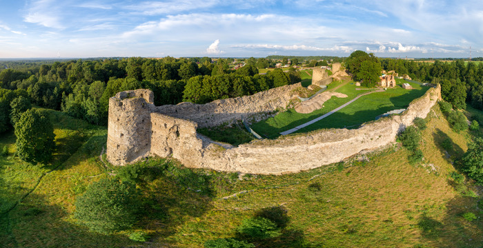 Koporye - My, Koporye, Fortress, Ruins, Leningrad region, Панорама, Quadcopter