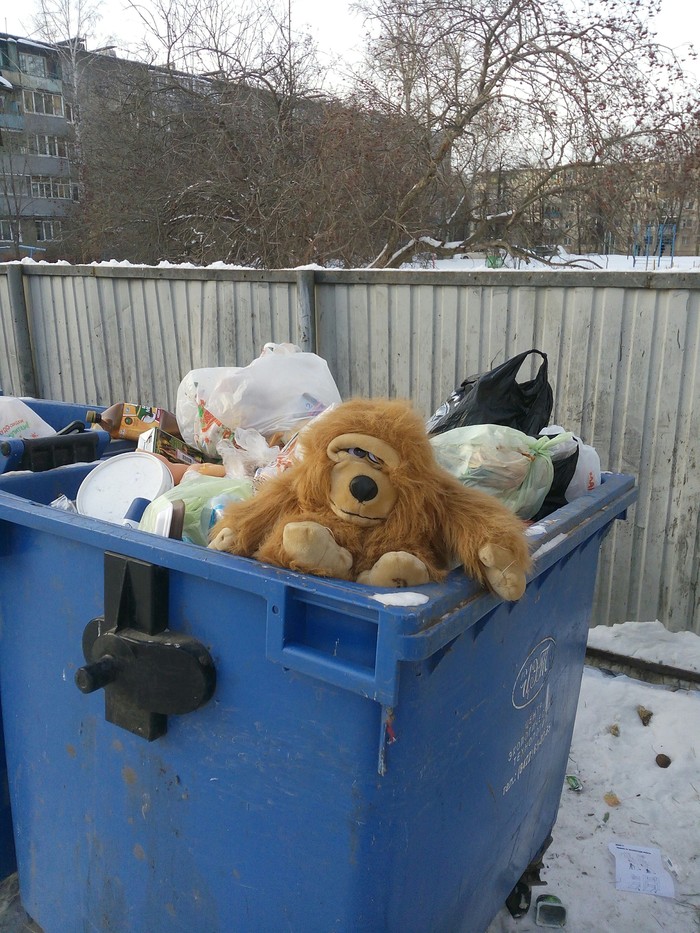 New Toy Story villain? - My, The photo, Anger, Garbage, Soft toy, Toys, The history of toys