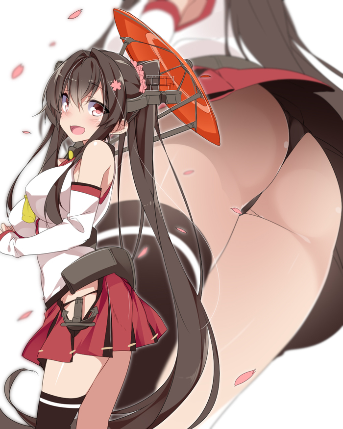 Yamato - NSFW, Kantai Collection, Yamato, Нижнее белье, Трусы, Этти, Anime Art, Аниме